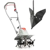 Ikra Elektro Motorhacke FEM 1500 | 1500 W | 17–45 cm Arbeitsbreite | Arbeitstiefe bis 23 cm | klappbarer Holm | inkl. Transportrad & Häufelpflug