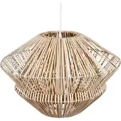 Atmosphera Hängelampe aus Rattan - Durchmesser 48 cm - Farbe: HOLZ Natur -
