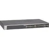 Netgear GS728TX, L2/L3, 10G Ethernet (100/1000/10000), Vollduplex, Rack-Einbau