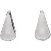 NAEMI Women Earrings in Silver White | Gr.: onesize
