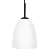 Dyberg Larsen Pendelleuchte LED, Hängelampe, Deckenlampe Pendel, Pendellampe Esstisch, Pendelleuchte für Wohnzimmer, Skandinavische Design, Jazz D18 Schwarz