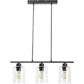 Rabalux 5078 Pendelleuchte 3 Spots Miroslaw, E27, schwarz, Industriell