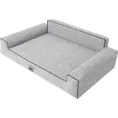 TexCorp Hundebett Glamour XL 98×66 cm – stilvolles Hundesofa, abnehmbarer Bezug, geräuschlos | Doggy