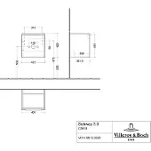 Villeroy & Boch C58101VH WTUS Subway 3.0 01 423x429x362mm