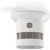 Nedis DTCTSL40WT, Optischer Melder, Kabelgebunden, Weiß, 85 dB, Akku, 3 V