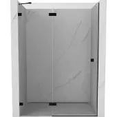 Mexen Lunar Duschdrehtüren links 140 cm, transparent, schwarz - 834-140-000-70-00-L