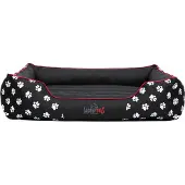 HOBBYDOG Hundebett Prestige L – 65×50 cm, wasserabweisend, abnehmbarer Bezug, , ideal für kleine Hunde, viele Farben & Muster