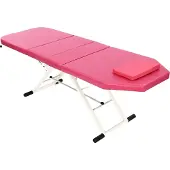 OEM Massagebett, verstellbares Design, professionelle Nutzung, Rosa