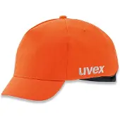 Uvex u-cap sport hi-viz Anstoßkappe mit kurzem Schirm orange 55 cm - 59 cm - 9794490 - orange