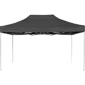 vidaXL Profi-Partyzelt Faltbar Aluminium 4,5x3 m Anthrazit