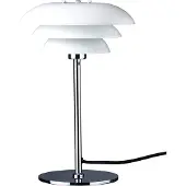 Dyberg Larsen DL20 Opal Tischleuchte - , DL20, Weiß, für Wohnzimmer, Metall, Skandinavisch