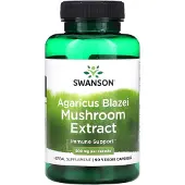 Swanson Health Agaricus Blazei Pilzextrakt 500 mg 90 St Kapseln