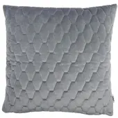 Lazis Kissenhülle Borris 45 x 45cm grau Samt