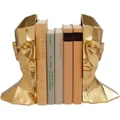 Kare design Buchstütze Face (2/Set)