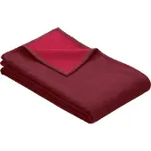 Ibena Baumwolldecke Solare Cotton Pur Rot