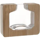 Leonardo Dekovase "AUTENTICO", bunt (mehrfarbig), B:21,5cm H:17,5cm T:7cm Ø:21,5cm, Glas, Vasen, Dekovase