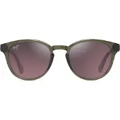 Maui jim MJ0636S Herren-Sonnenbrille Vollrand Rund Kunststoff-Gestell, Grün