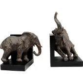Kare design Buchstütze Elephants 42cm (2/Set)