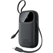 Baseus Powerbank 20000mAh 22.5W USB-C Lightning Schnellladegerät Schwarz