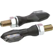 Highsider LED Blinkerpaar Sonic-X2 M8 Metall schwarz, getöntes Glas Unisexneutral880 - Motorradteile - Beleuchtung