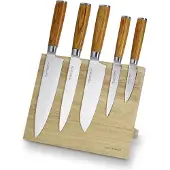 Echtwerk Damastmesser, Griff hell, single