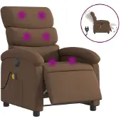 Sonstiges Massagesessel Elektrisch Braun Stoff