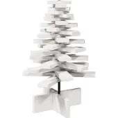 Syfax Weihnachtsbaum zum Schmücken Weiß 60 cm Massivholz Kiefer
