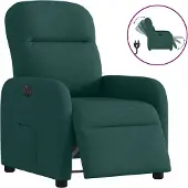 Prolenta Maison Exclusive - Relaxsessel Elektrisch Dunkelgrün Stoff