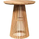 Syfax Beistelltisch Braun 70 x 70 x 75 cm Massivholz Teak