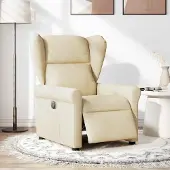 Prolenta Maison Exclusive - Relaxsessel Elektrisch Creme Stoff