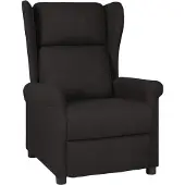 Syfax Relaxsessel Schwarz Stoff