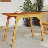 vidaXL Möbel Garten-Esstisch 110x56x75 cm Massivholz Akazie - Gartentische &22677