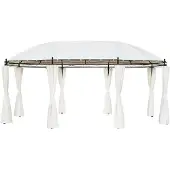 Syfax Gartenpavillon Cremeweiß 530x350x265 cm