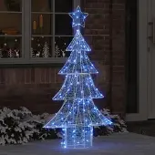 Prolenta Maison Exclusive - Weihnachtsbaum 160 LEDs Blau 150 cm Acryl