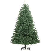 Syfax Künstlicher Weihnachtsbaum Klappbar mit Ständer Grün 240 cm