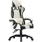 Syfax Gaming-Stuhl Schwarz Kunstleder