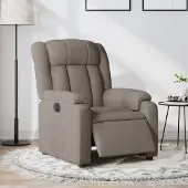 Prolenta Maison Exclusive - Relaxsessel Elektrisch Taupe Stoff