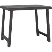 vidaXL Campingtisch Anthrazit 79x56x64 cm PP Holzoptik