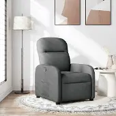 Prolenta Maison Exclusive - Relaxsessel Dunkelgrau Stoff