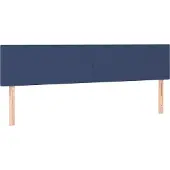 Syfax Kopfteile Blau 160x5x78/88 cm Stoff