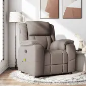 Prolenta Maison Exclusive - Massagesessel Taupe Stoff