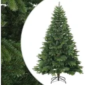 Syfax Künstlicher klappbarer Weihnachtsbaum mit Ständer Grün 210 cm