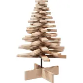 Syfax Weihnachtsbaum Holz zum Schmücken 80 cm Massivholz Kiefer