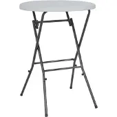 Syfax Bartisch Klappbar Weiß 80x110 cm HDPE