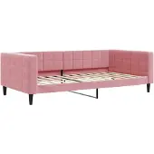 Syfax Tagesbett Rosa 100x200 cm Samt