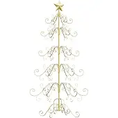 Syfax Metall Weihnachtsbaum Gold 150 cm Pulverbeschichteter Stahl