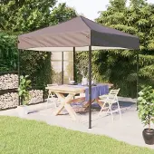 vidaXL "im " Partyzelt Faltbar Taupe 2x2 m - Pavillons & Partyzelte CC25171