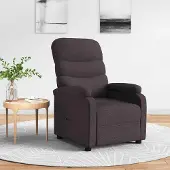 Prolenta Maison Exclusive - Relaxsessel Dunkelbraun Stoff