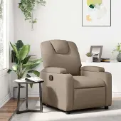 vidaXL "2026 Promotion" Relaxsessel/Loungesessel/TV-Sessel - Cappuccino-Braun Kunstleder - Couchsessel CC22607