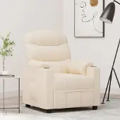 Prolenta Maison Exclusive - Relaxsessel Creme Stoff